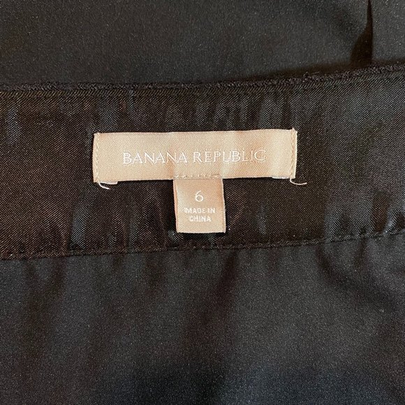 Banana Republic Wool Pencil Skirt Size 6 Black. - Picture 4 of 4